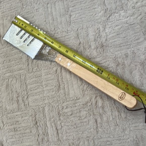 Jewel Osco bbq grill spatula tool bottle opener wooden handle  New - Picture 15 of 16